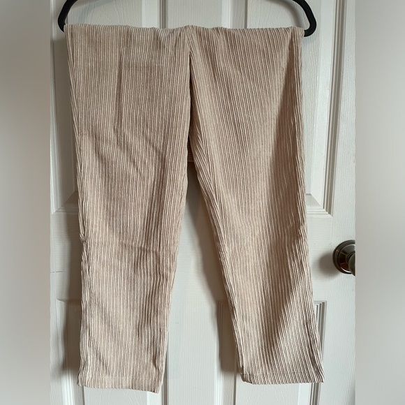 Light Baby Pink Velvet Pants - Picture 3 of 3